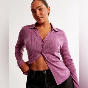 Abercrombie & Fitch merino wool sweater shirt